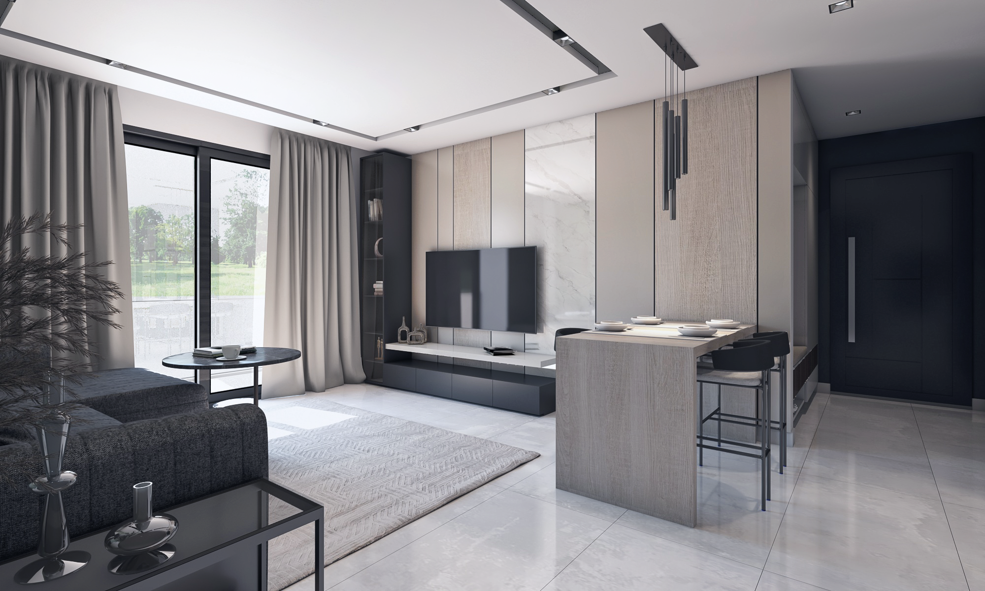 3+1 Daire - Salon Detay